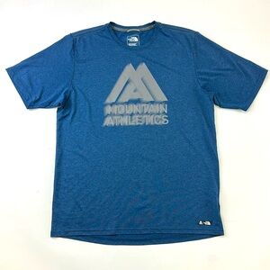 The North Face mens blue tee short sleeve Medium